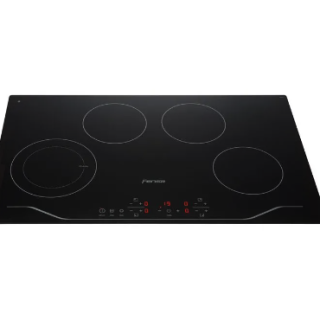 Encimera Eléctrica 4 Platos Fensa Vitrocerámica y Panel Touch FEV 4T Negra